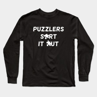 Puzzlers sort it out t-shirt Long Sleeve T-Shirt